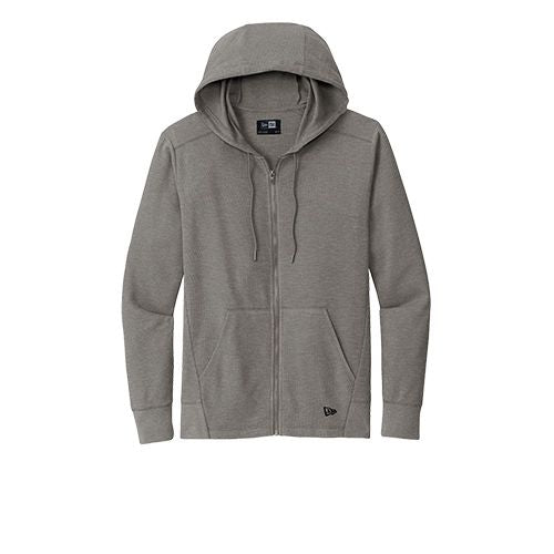 Custom Embroidered New Era® Thermal Full-Zip Hoodie - NEA141