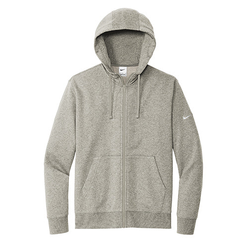 Custom Embroidered Nike Club Fleece Sleeve Swoosh Full-Zip Hoodie - NKDR1513