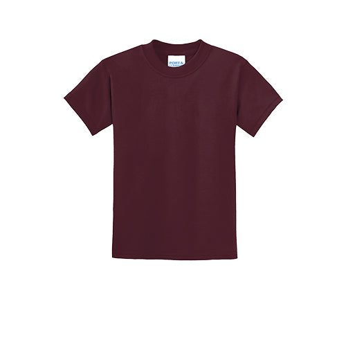 Custom Embroidered Port & Company® Youth Core Blend Tee - PC55Y