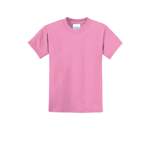 Custom Embroidered Port & Company® Youth Core Blend Tee - PC55Y