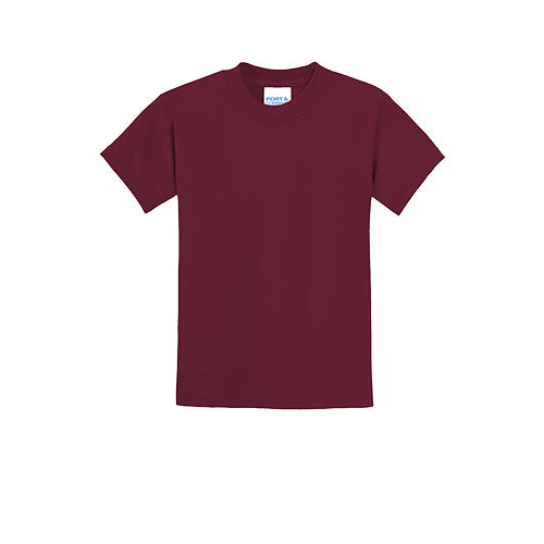 Custom Embroidered Port & Company® Youth Core Blend Tee - PC55Y