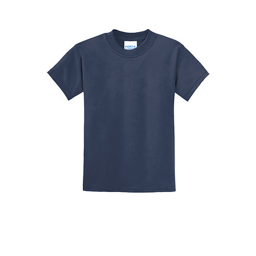 Custom Embroidered Port & Company® Youth Core Blend Tee - PC55Y