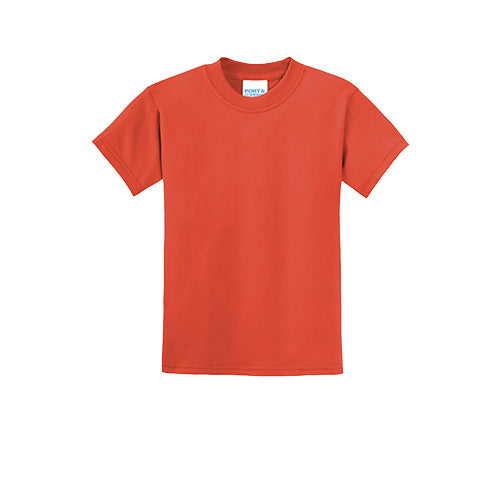 Custom Embroidered Port & Company® Youth Core Blend Tee - PC55Y