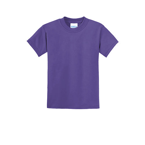 Custom Embroidered Port & Company® Youth Core Blend Tee - PC55Y