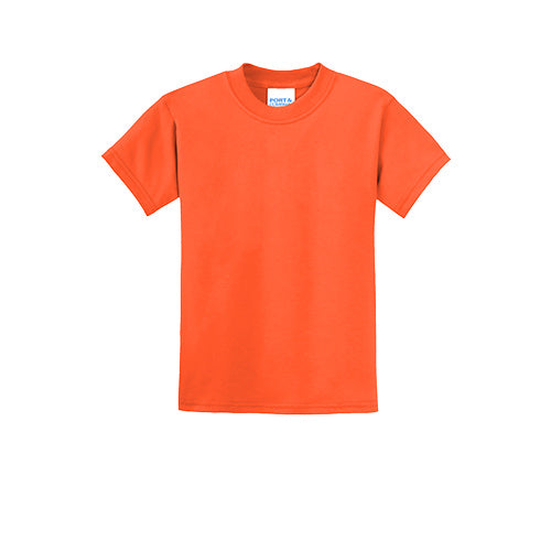 Custom Embroidered Port & Company® Youth Core Blend Tee - PC55Y