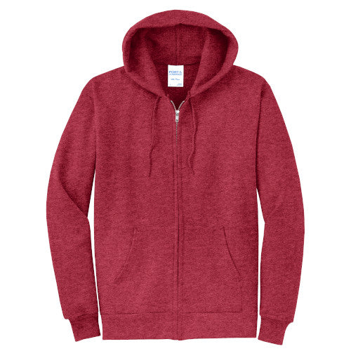 Custom Embroidered Core Fleece Full-Zip Hooded Sweatshirt - PC78ZH