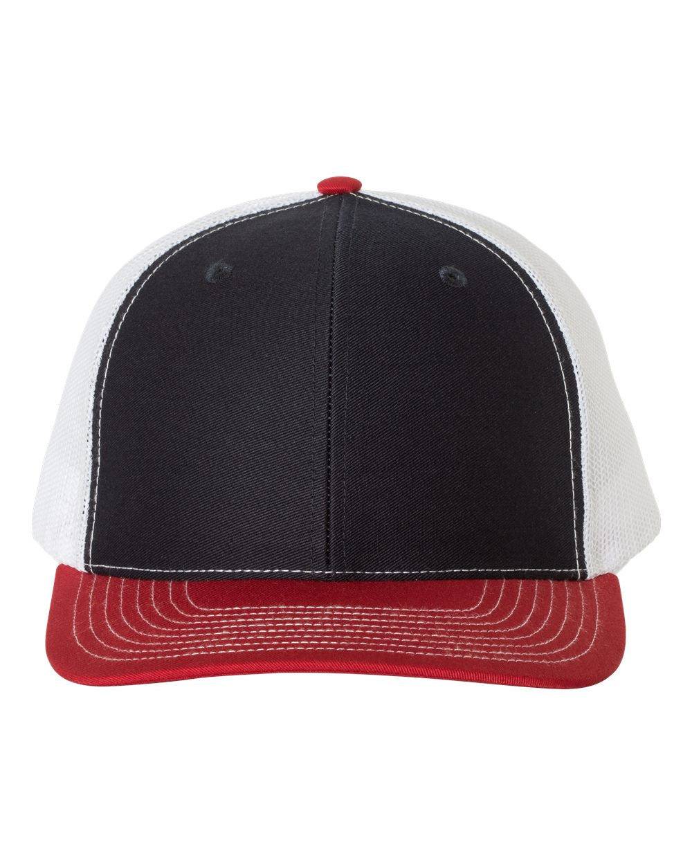 Custom Embroidered Richardson Adjustable Snapback Trucker Cap - 112
