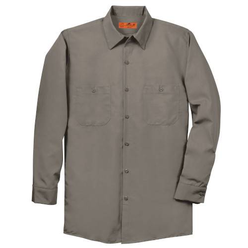 Custom Embroidered Red Kap® Long Sleeve Industrial Work Shirt - SP14
