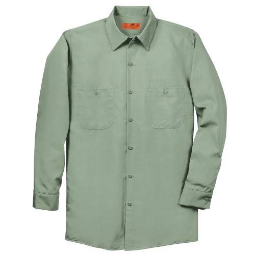 Custom Embroidered Red Kap® Long Sleeve Industrial Work Shirt - SP14