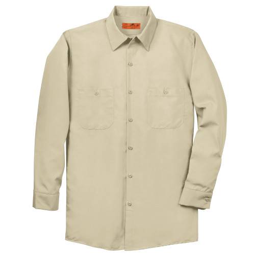 Custom Embroidered Red Kap® Long Sleeve Industrial Work Shirt - SP14