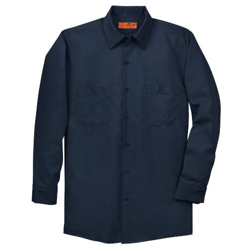 Custom Embroidered Red Kap® Long Sleeve Industrial Work Shirt - SP14