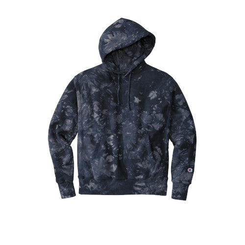 Custom Embroidered Champion® Reverse Weave® Scrunch-Dye Tie-Dye Hoodie - TDS101