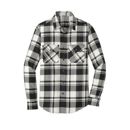 Custom Embroidered Port Authority® Plaid Flannel Shirt - W668
