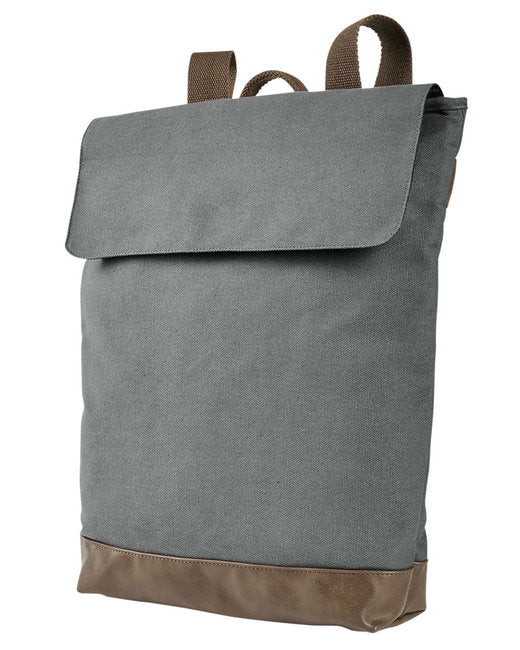 Custom Embroidered Authentic Pigment Canvas Rucksack