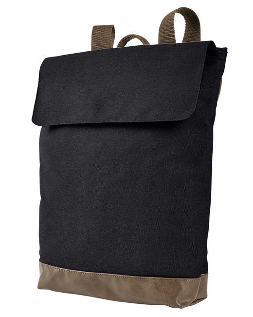 Custom Embroidered Authentic Pigment Canvas Rucksack