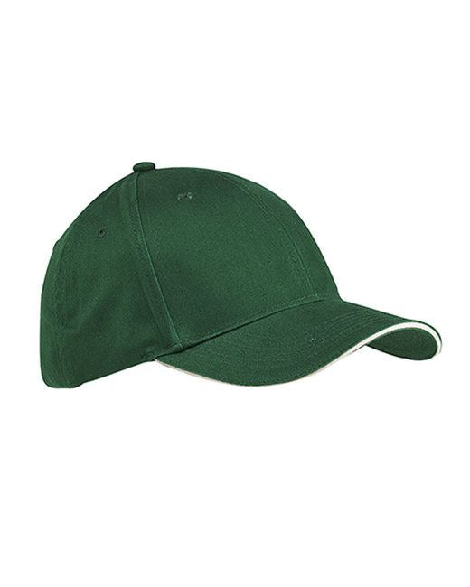 Custom Embroidered Big Accessories 6-Panel Twill Sandwich Baseball Cap