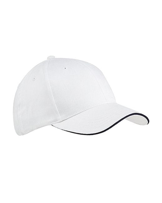 Custom Embroidered Big Accessories 6-Panel Twill Sandwich Baseball Cap