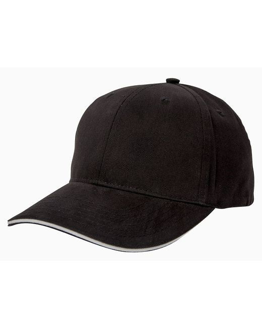 Custom Embroidered Big Accessories 6-Panel Twill Sandwich Baseball Cap