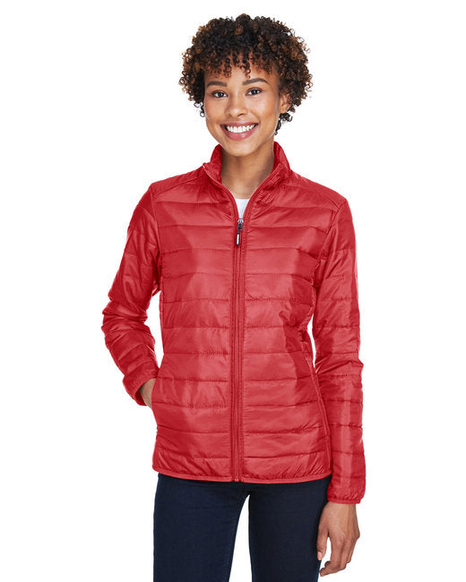Custom Embroidered CORE365 Ladies' Prevail Packable Puffer Jacket - CE700