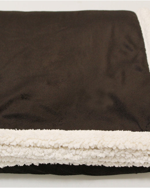 Custom Embroidered Kanata Blanket Original Lambswool Throw