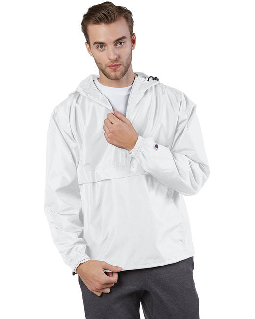 Custom Embroidered Champion Adult Packable Anorak 1/4 Zip Jacket - CO200