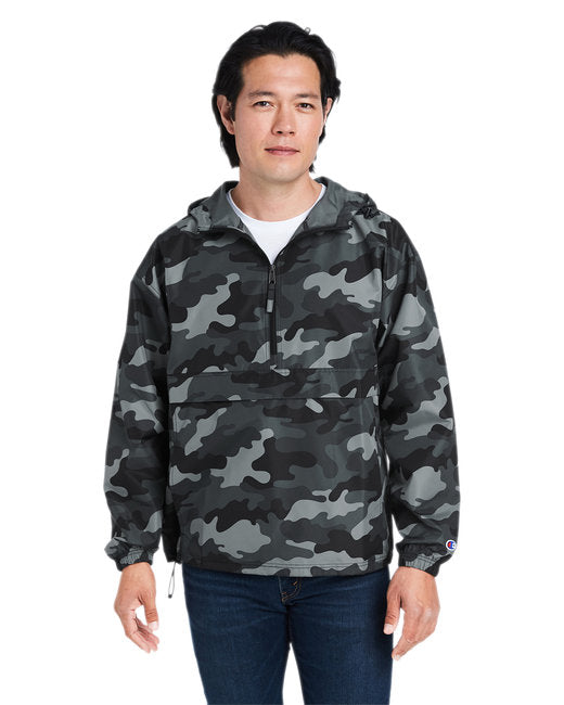Custom Embroidered Champion Adult Packable Anorak 1/4 Zip Jacket - CO200