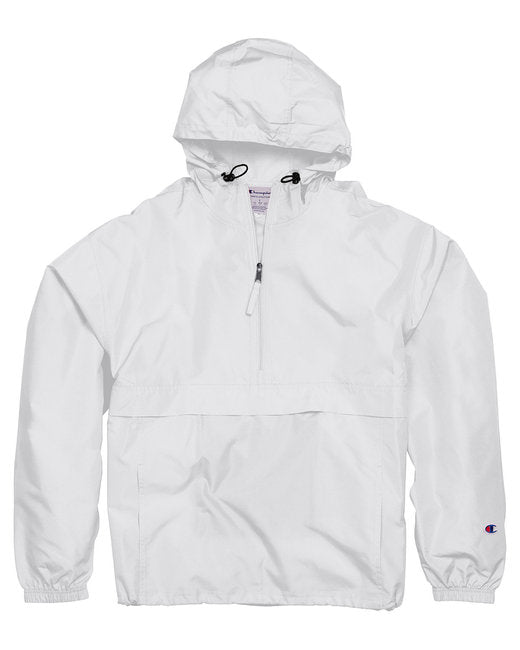 Custom Embroidered Champion Adult Packable Anorak 1/4 Zip Jacket - CO200