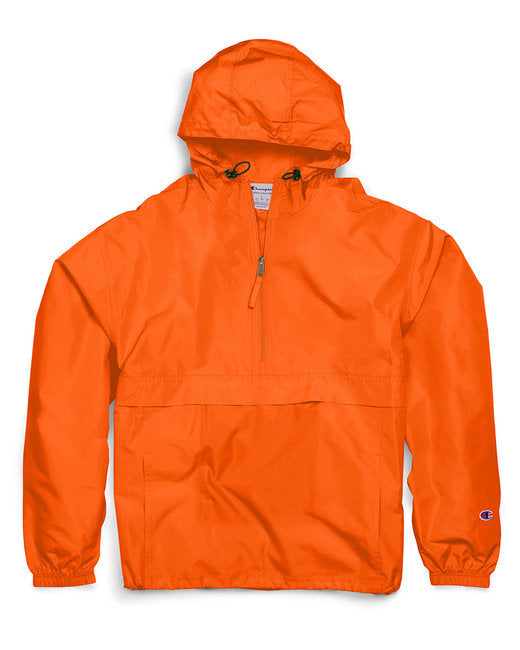 Custom Embroidered Champion Adult Packable Anorak 1/4 Zip Jacket - CO200
