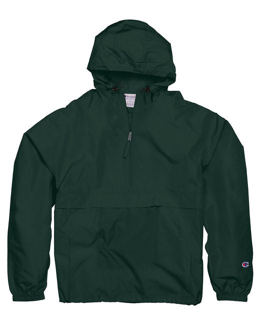 Custom Embroidered Champion Adult Packable Anorak 1/4 Zip Jacket - CO200