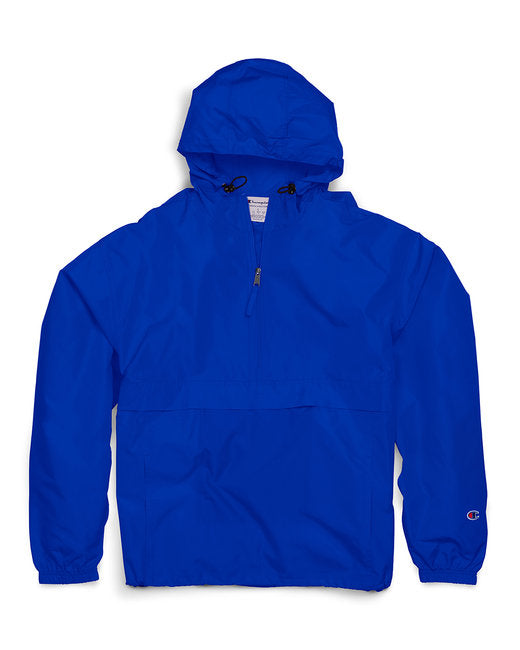 Custom Embroidered Champion Adult Packable Anorak 1/4 Zip Jacket - CO200
