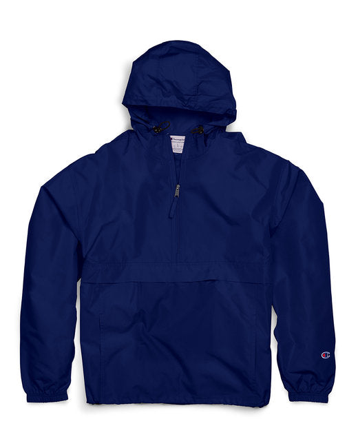 Custom Embroidered Champion Adult Packable Anorak 1/4 Zip Jacket - CO200
