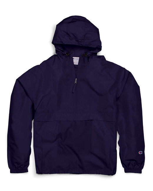 Custom Embroidered Champion Adult Packable Anorak 1/4 Zip Jacket - CO200