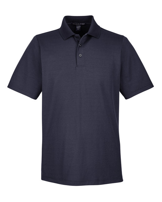 Custom Embroidered Devon & Jones CrownLux Performance™ Men's Plaited Polo - DG20