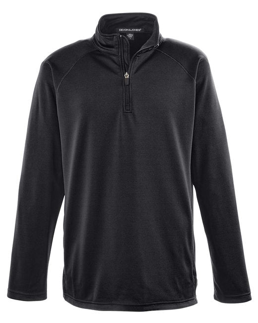 Custom Embroidered Devon & Jones Men's Stretch Tech-Shell® Compass Quarter-Zip - DG440