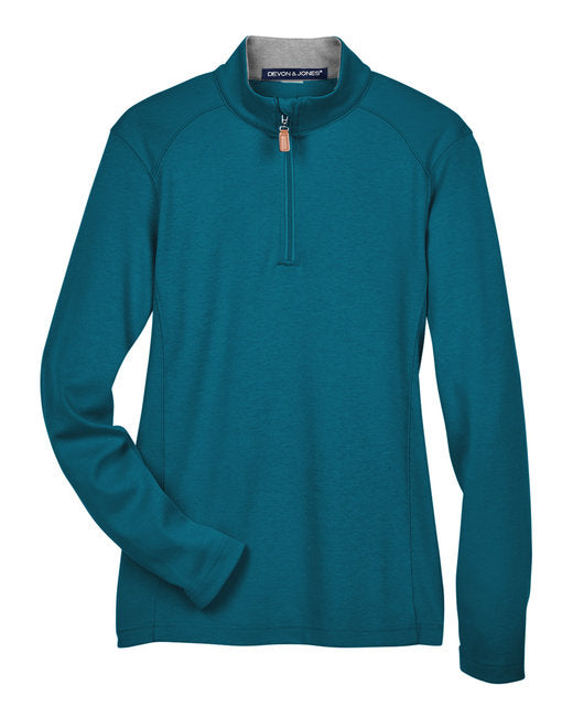 Custom Embroidered Devon & Jones Ladies' DRYTEC20™ Performance Quarter-Zip - DG479W
