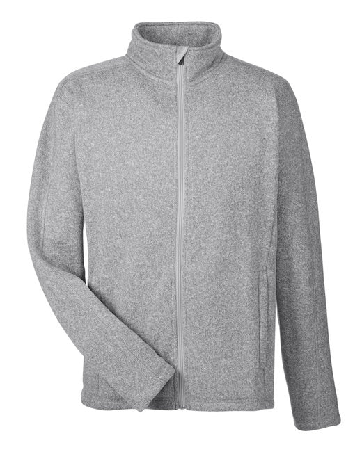 Custom Embroidered Devon & Jones Men's Bristol Full-Zip Sweater Fleece Jacket - DG793