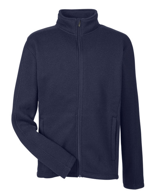 Custom Embroidered Devon & Jones Men's Bristol Full-Zip Sweater Fleece Jacket - DG793