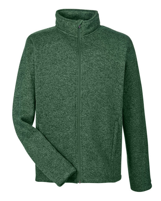 Custom Embroidered Devon & Jones Men's Bristol Full-Zip Sweater Fleece Jacket - DG793