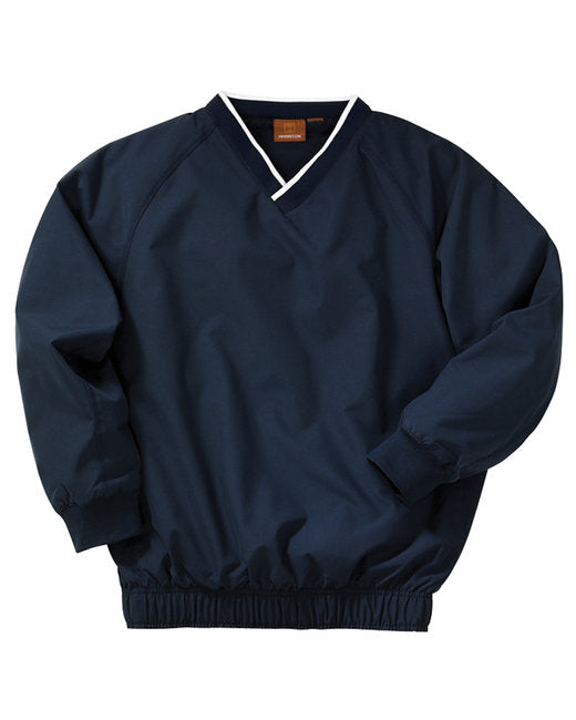 Custom Embroidered Harriton Adult Microfiber Wind Shirt - M700