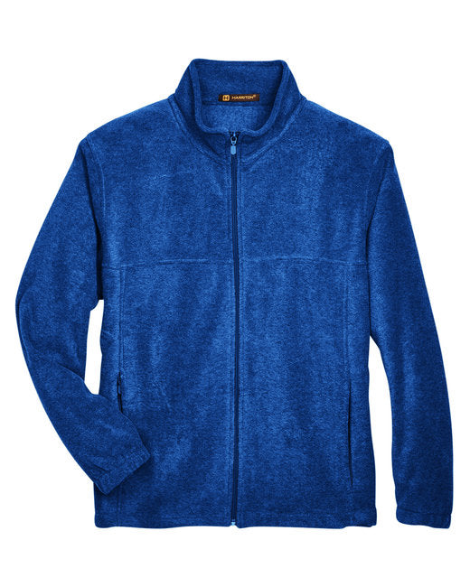 Custom Embroidered Harriton Men's 8 oz. Full-Zip Fleece - M990