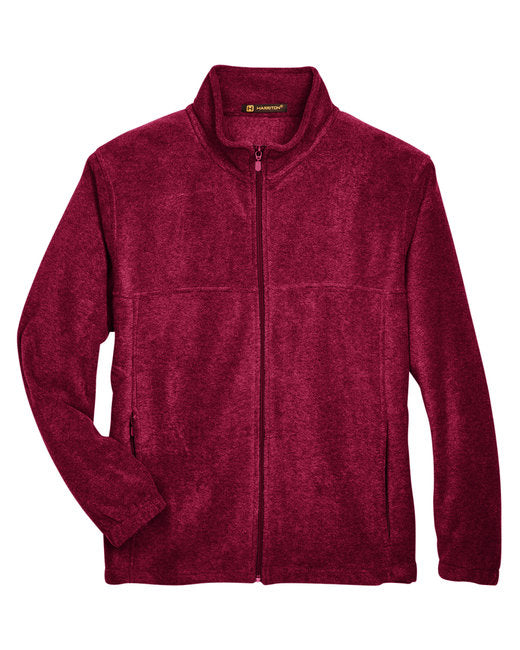 Custom Embroidered Harriton Men's 8 oz. Full-Zip Fleece - M990