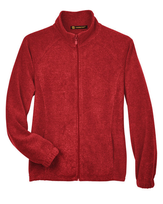 Custom Embroidered Harriton Ladies' 8 oz. Full-Zip Fleece - M990W