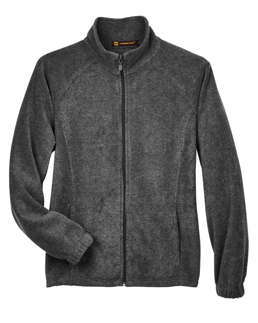 Custom Embroidered Harriton Ladies' 8 oz. Full-Zip Fleece - M990W
