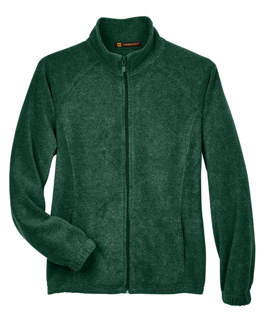Custom Embroidered Harriton Ladies' 8 oz. Full-Zip Fleece - M990W