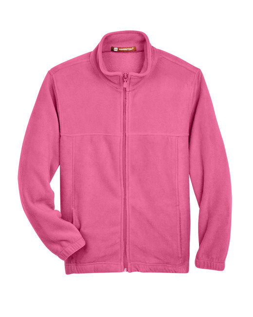 Custom Embroidered Harriton Youth 8 oz. Full-Zip Fleece - M990Y