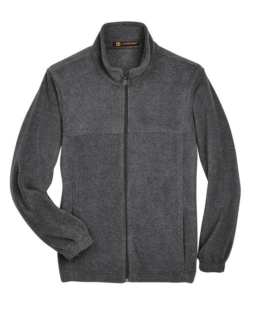 Custom Embroidered Harriton Youth 8 oz. Full-Zip Fleece - M990Y