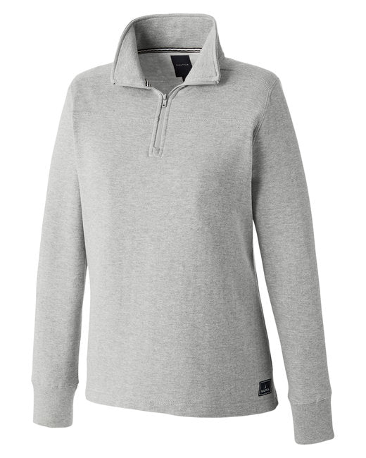 Custom Embroidered Nautica Ladies' Anchor Quarter-Zip Pullover - N17397