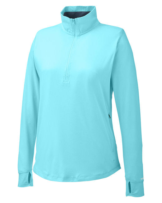 Custom Embroidered Nautica Ladies' Saltwater Quarter-Zip Pullover - N17925