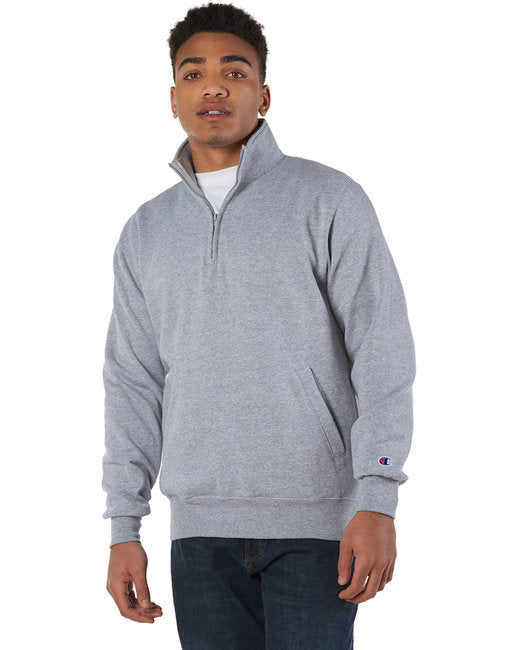 Custom Embroidered Champion Adult Powerblend® Quarter-Zip Pullover - S400