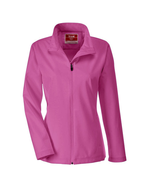 Custom Embroidered Team 365 Ladies' Leader Soft Shell Jacket - TT80W